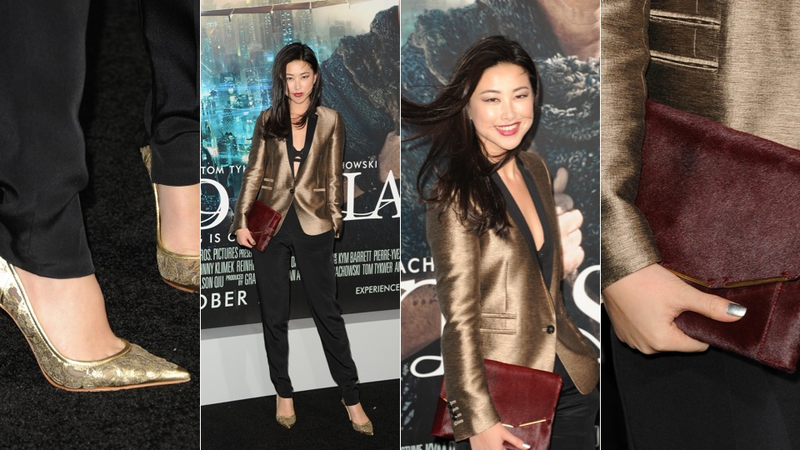 Illustration for article titled Trendy Trousers and Ridiculously Beautiful Skin at the Cloud Atlas Premiere